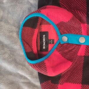 Men's Buffalo Check Half Snap Fleece